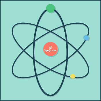 Imagen que representa un átomo que sirve de ilustración para el artículo sobre la ciencia.